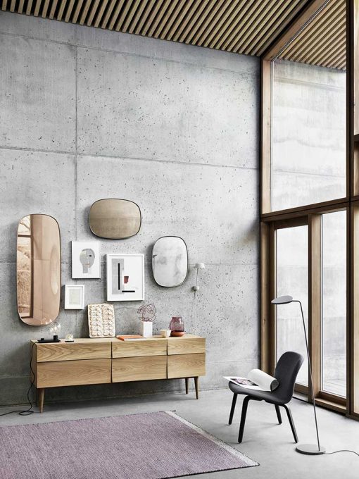Specchio design Framed Muuto