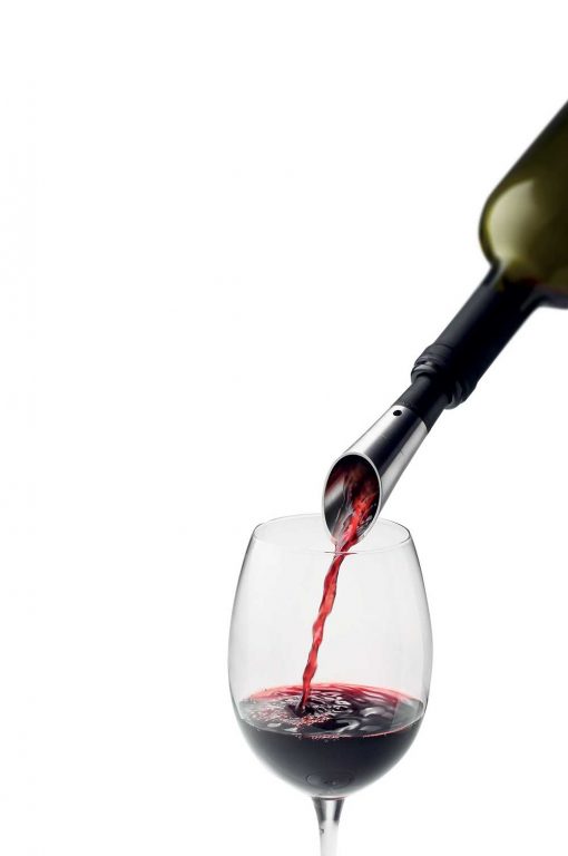 wine pourer menu design